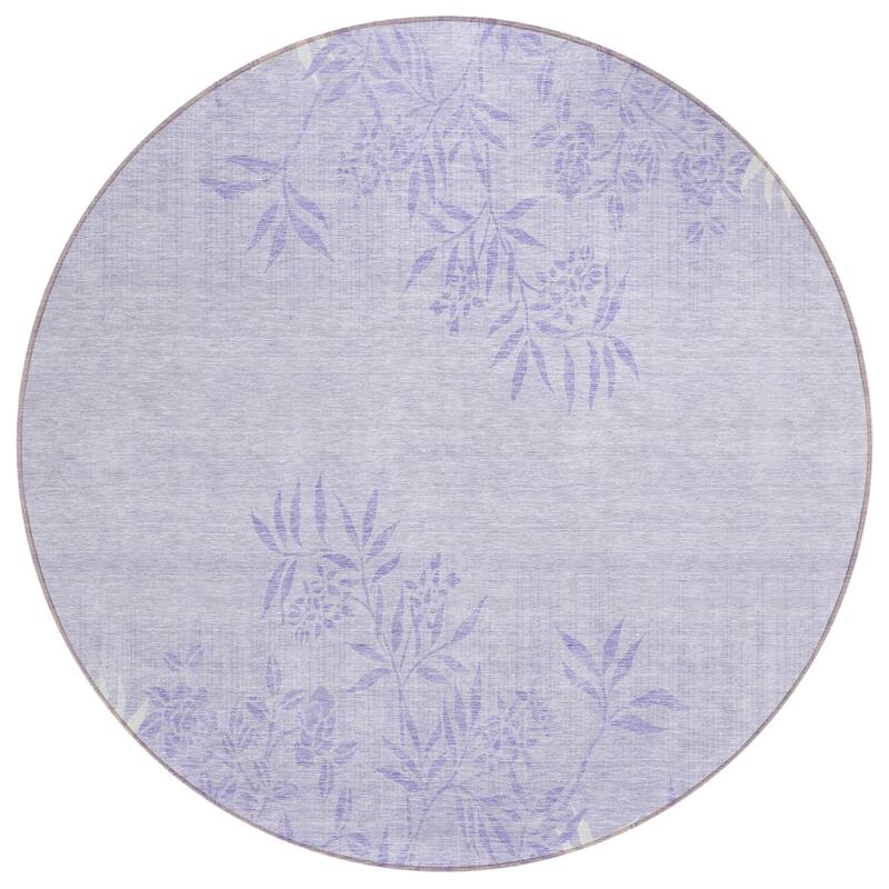 Machine Washable Indoor/ Outdoor Chantille Modern Garden Rug