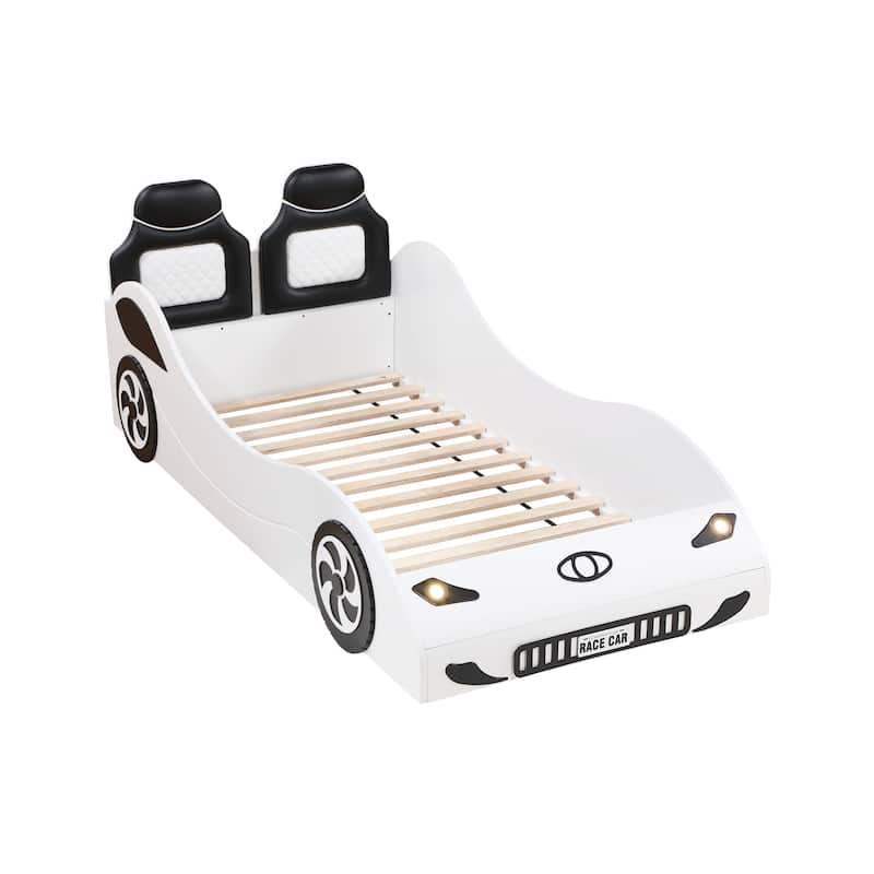 Twin Car Bed with LED