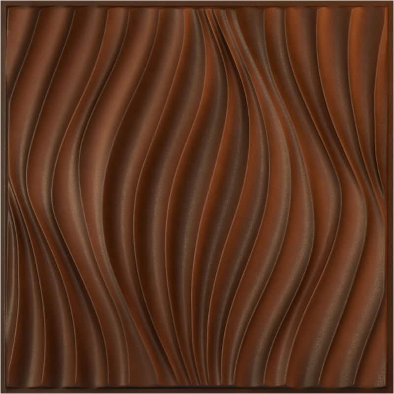 19 5/8"W x 19 5/8"H Billow EnduraWall Decorative 3D Wall Panel