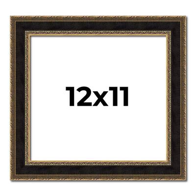 12x11 Frame Gold Antique Vintage Sold Wood Picture Frame | 1.75 Inch