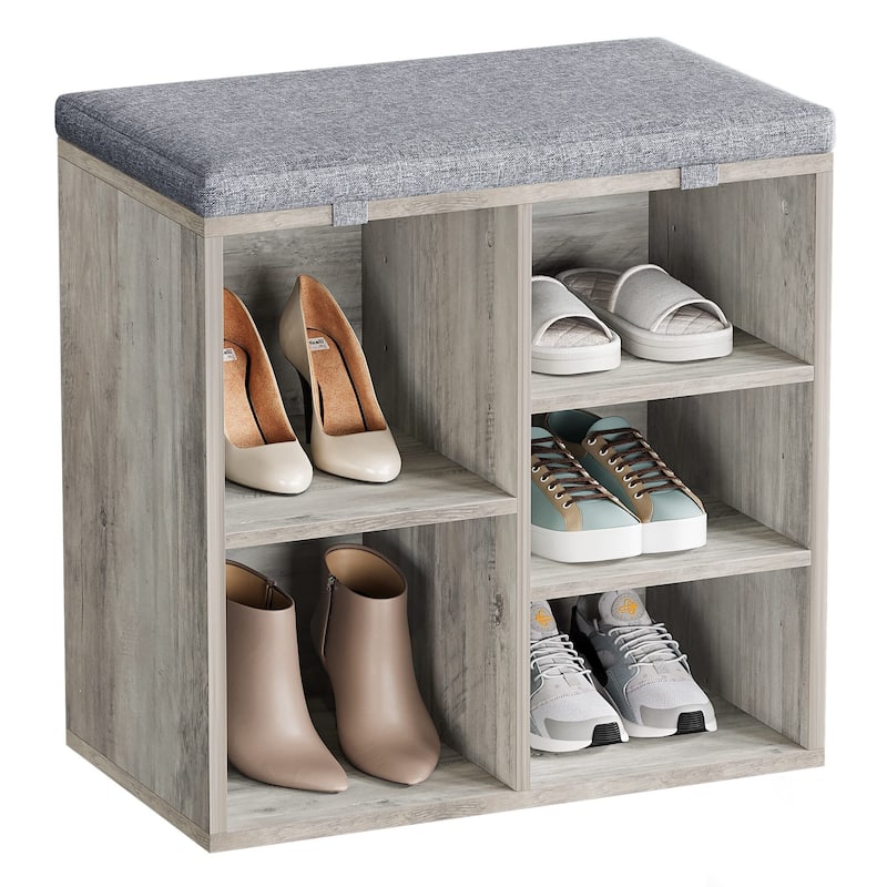 Shoe Storage Bench with Cushion