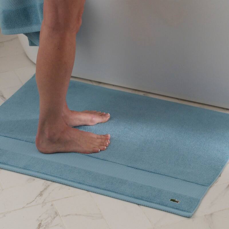 Lacoste Heritage Supima Cotton Bath Mat