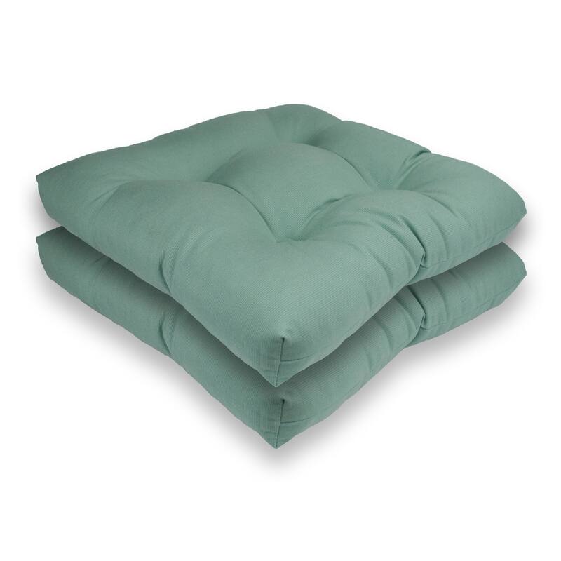 Austin Horn Classics Sunbrella Reversible Chair Cushion (Set of 2) - 16 x 16 x 3 - Mist