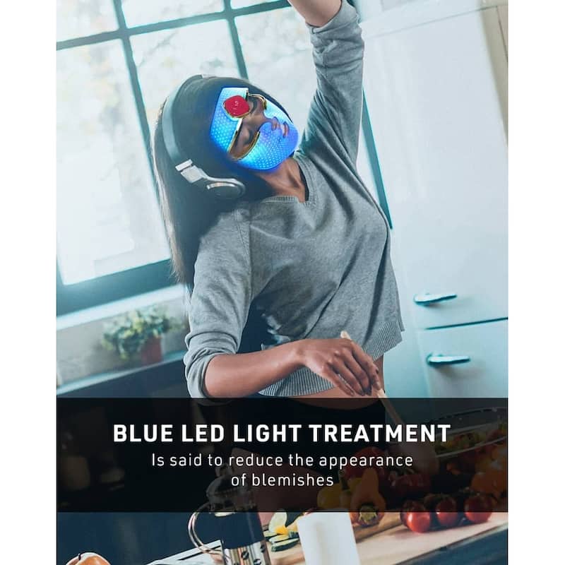 Foreo FAQ 201 Ultra-Lightweight Silicone RGB LED Light-Therapy Face Mask Anti-Acne and Anti-aging