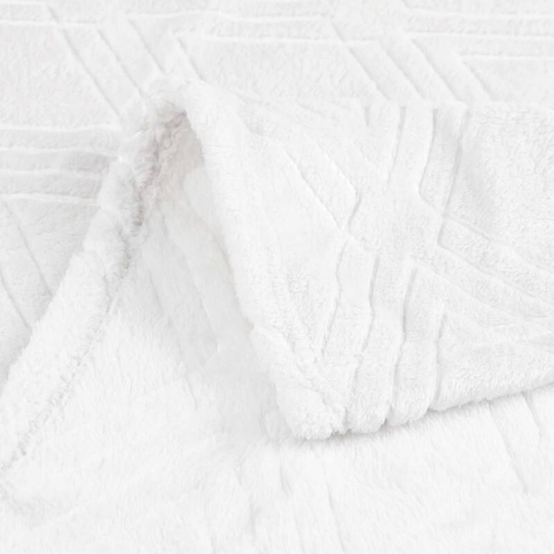 Superior Alaska Quilted Diamond Plush Fleece Blanket For Couch or Bed