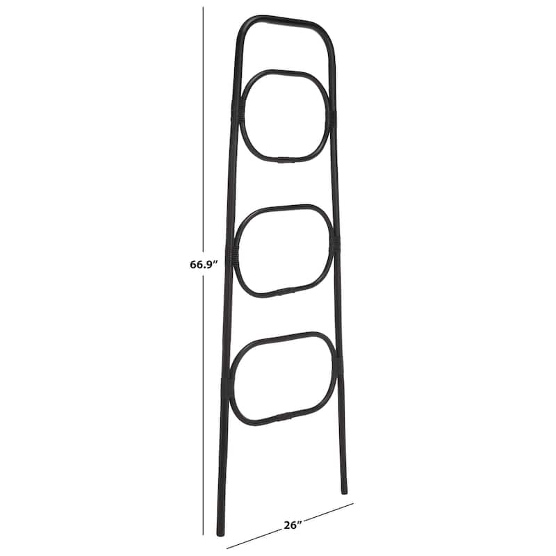 SAFAVIEH Home Collection Keita 3 Tier Towel Hanger - 26" W x 1" D x 67" H