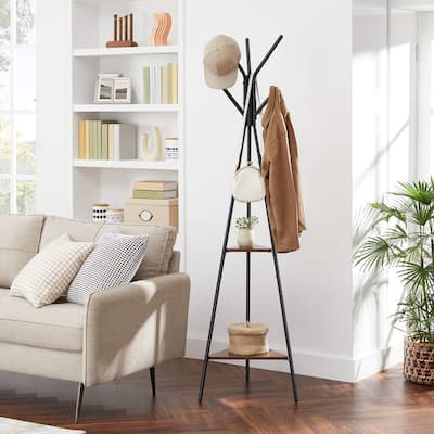 Coat Hanger Stand - 19.5"D x 19.5"W x 70.5"H