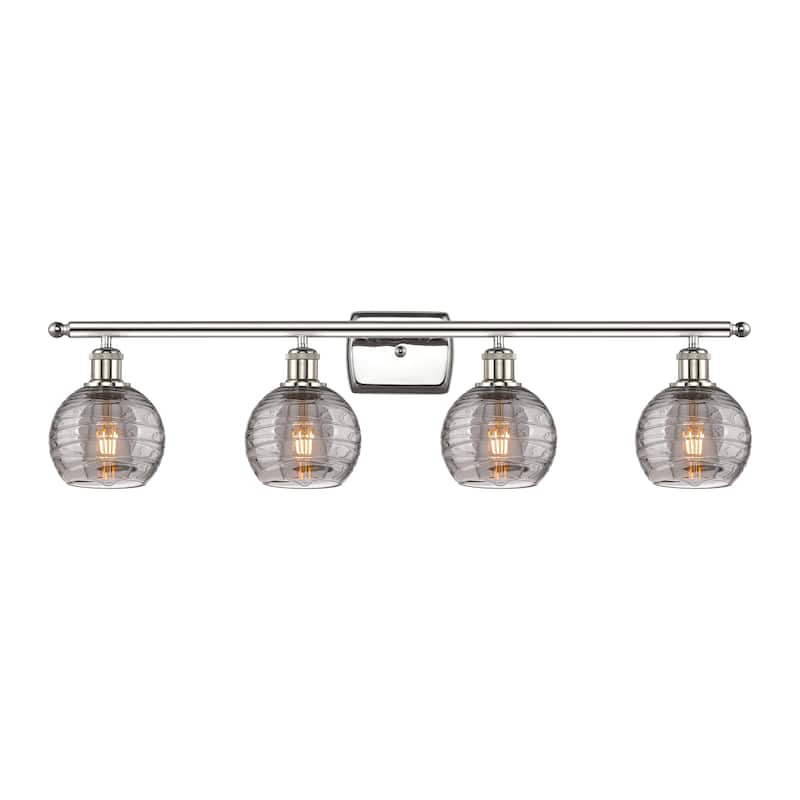 Innovations Lighting Athens Deco Swirl - 4 Light 36" Bath Vanity Light