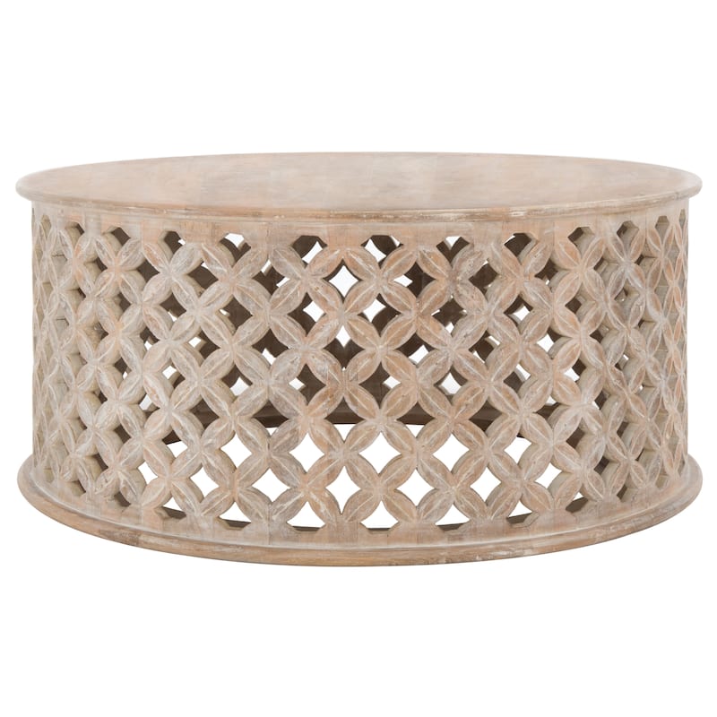 SAFAVIEH Home Collection Kaydix Round Coffee Table - 35" L x 35" D x 16" H