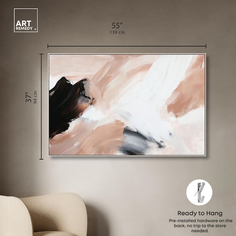 Swirls of Cream I Canvas by Art Remedy