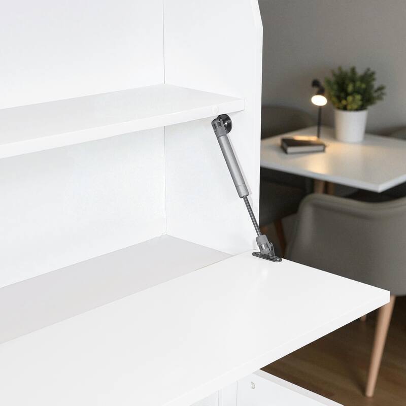 Twin LED Platform Bed with Trundle, Storage Headboard & Drawers, Wooden Kids/Teens Bed with USB Charging Ports