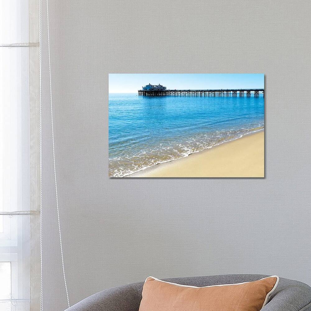 iCanvas "Pier Malibu Beach I" by Susanne Kremer Canvas Print