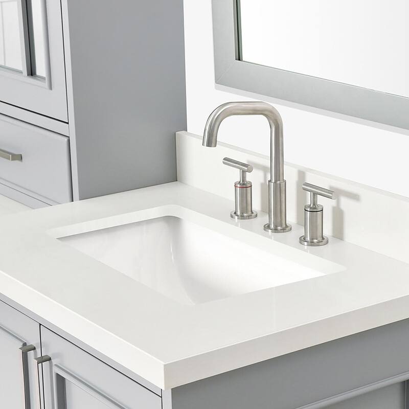 Ariel M085DWQR Stafford 85" Free Standing Double Basin Vanity Set with