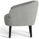 preview thumbnail 34 of 71, Bayville Sherpa Polyester Upholstered Barrel Chair - Faux Shearling