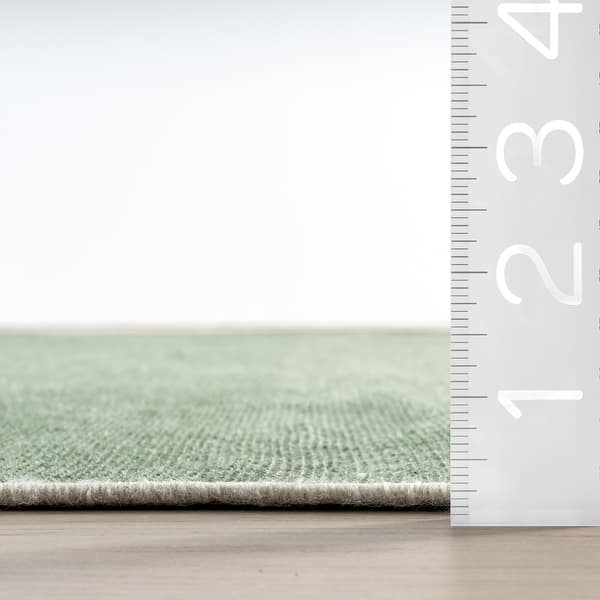 dimension image slide 0 of 4, Nuloom Salima Solid Indoor/Outdoor Area Rug