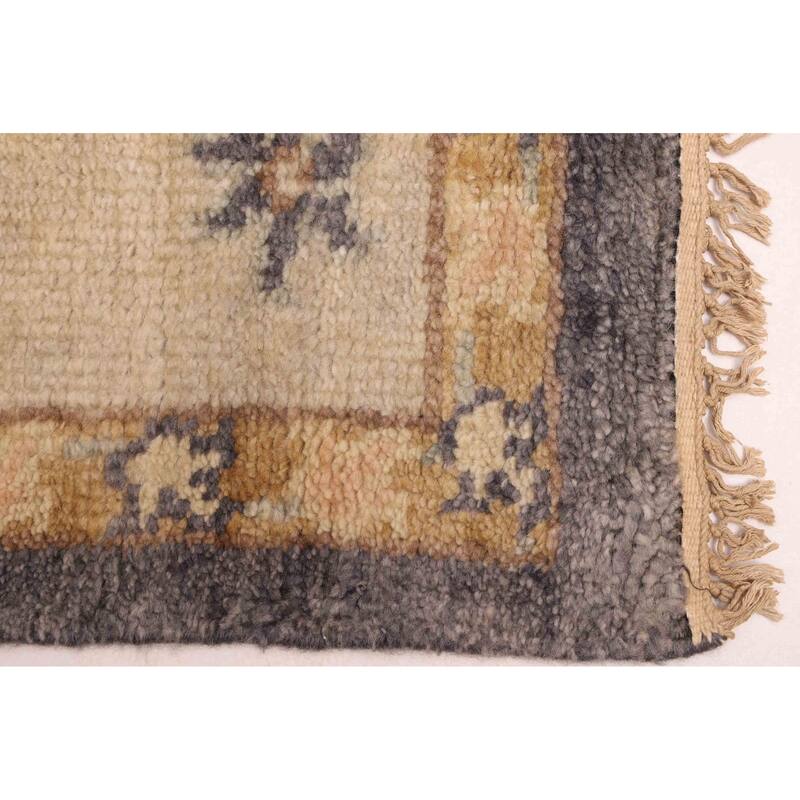 ECARPETGALLERY Hand-knotted Jules Serapi Indigo Wool Rug - 7'11 x 9'9