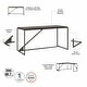preview thumbnail 9 of 25, Industrial Desk with 37-inch Return