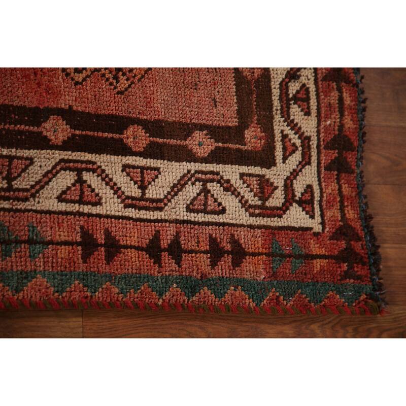 Lori Persian Antique Area Rug Handmade Wool Carpet - 3'11"x 6'11"