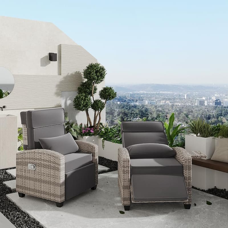 Rattan Recliner Chair Outdoor