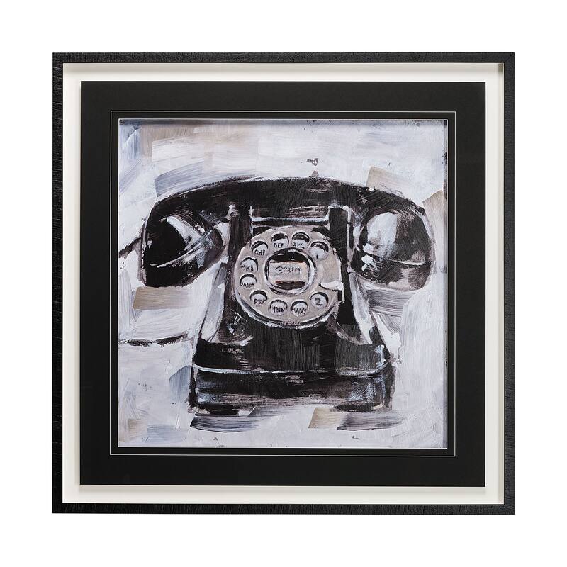 Retro Phone I Framed Art Print