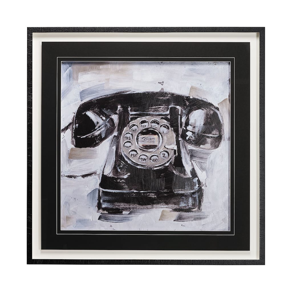 Retro Phone I Framed Art Print