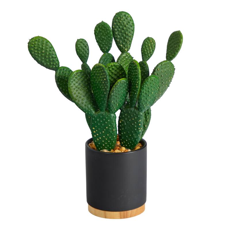 10" Cactus Succulent Artificial Plant in Planter