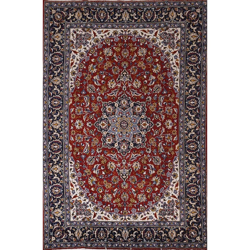 Mashad Turkish Area Rug Traditional Machine Made Carpet - 6'4" x 9'3"