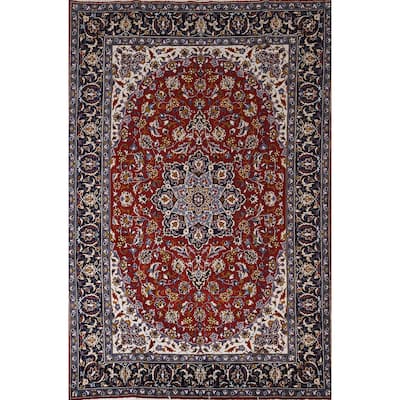 Mashad Turkish Area Rug Traditional Machine Made Carpet - 6'4" x 9'3"