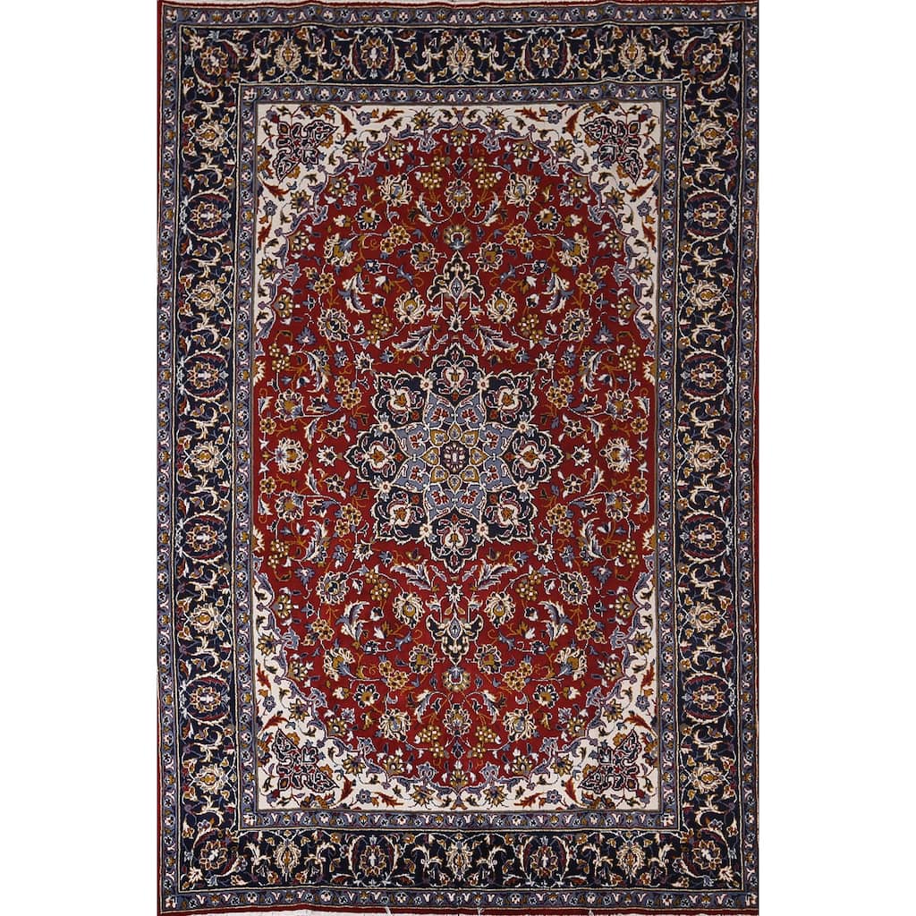 Mashad Turkish Area Rug Traditional Machine Made Carpet - 6'4" x 9'3"