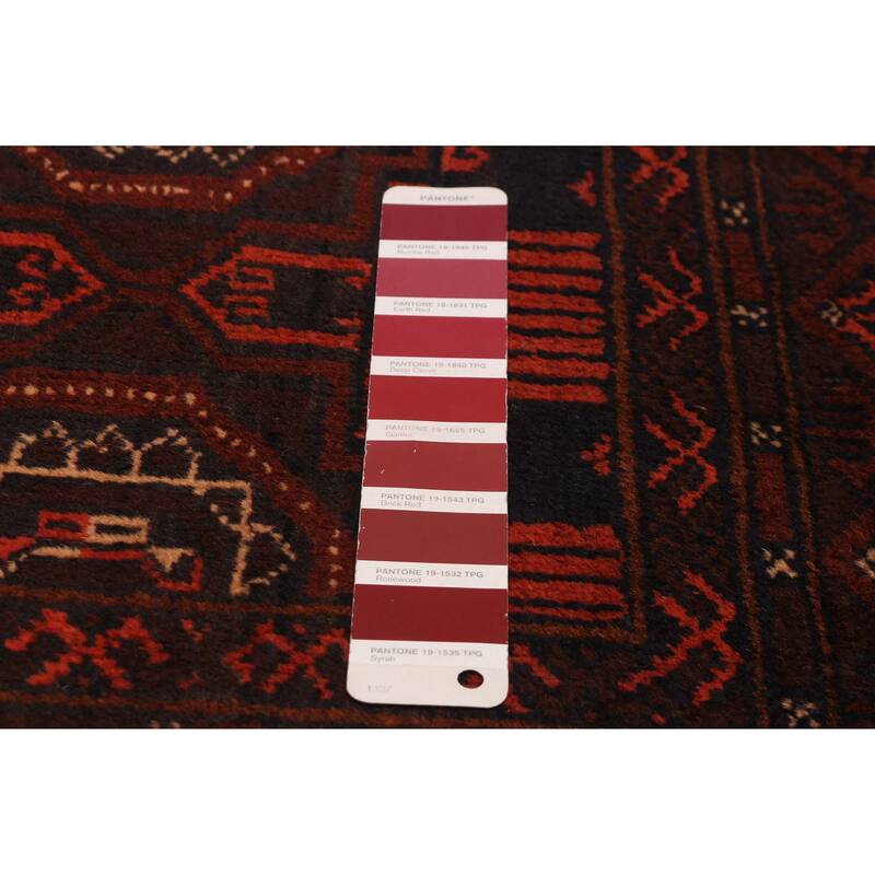 Teimani Red Rug 3'10" x 6'3" - 3'10 x 6'3
