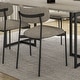 preview thumbnail 10 of 19, Amisco Yasmina Upholstered Dining Chair with Metal Leg