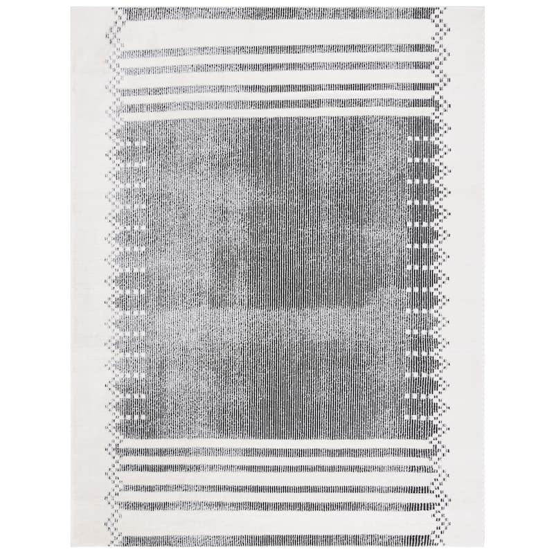SAFAVIEH Melody Earlene Scandinavian Rug - 9' x 12' - Ivory/Black