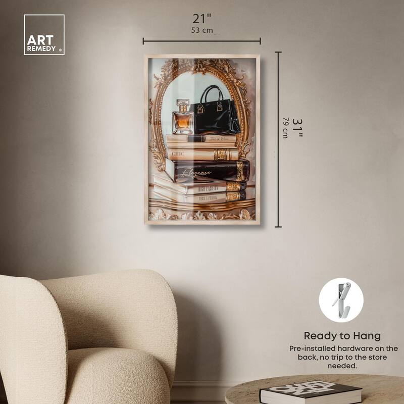 Elegant Glam by the Mirror Shadowbox by Art Remedy