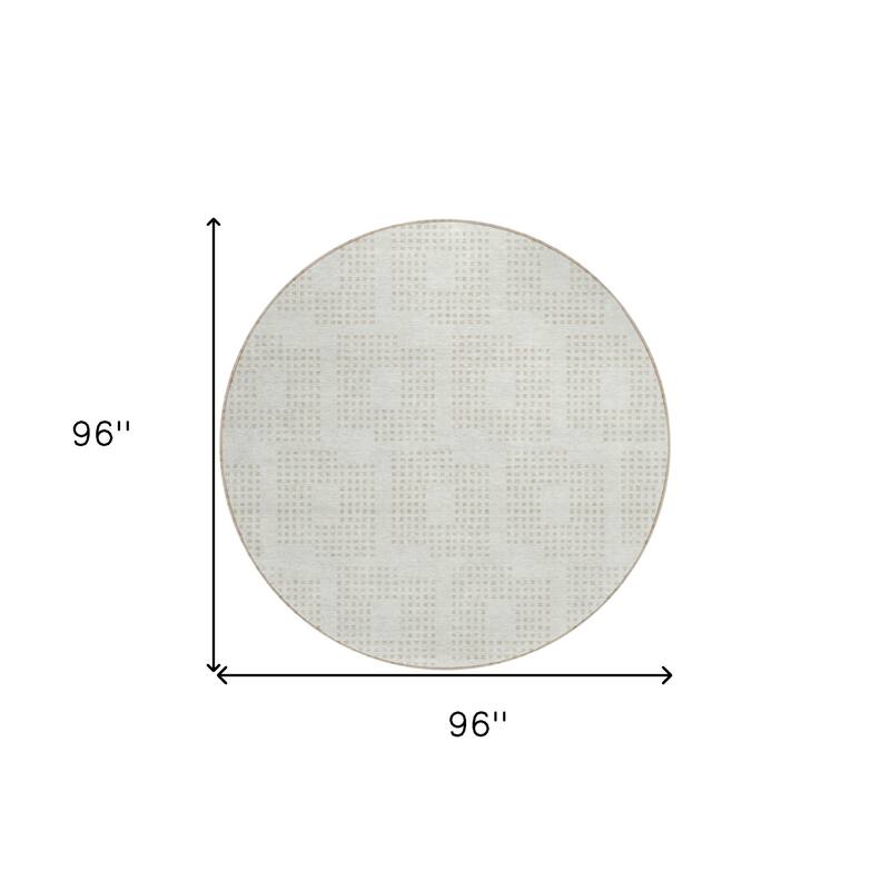 HomeRoots Geometric Transitional Rectangle Outdoor Rug