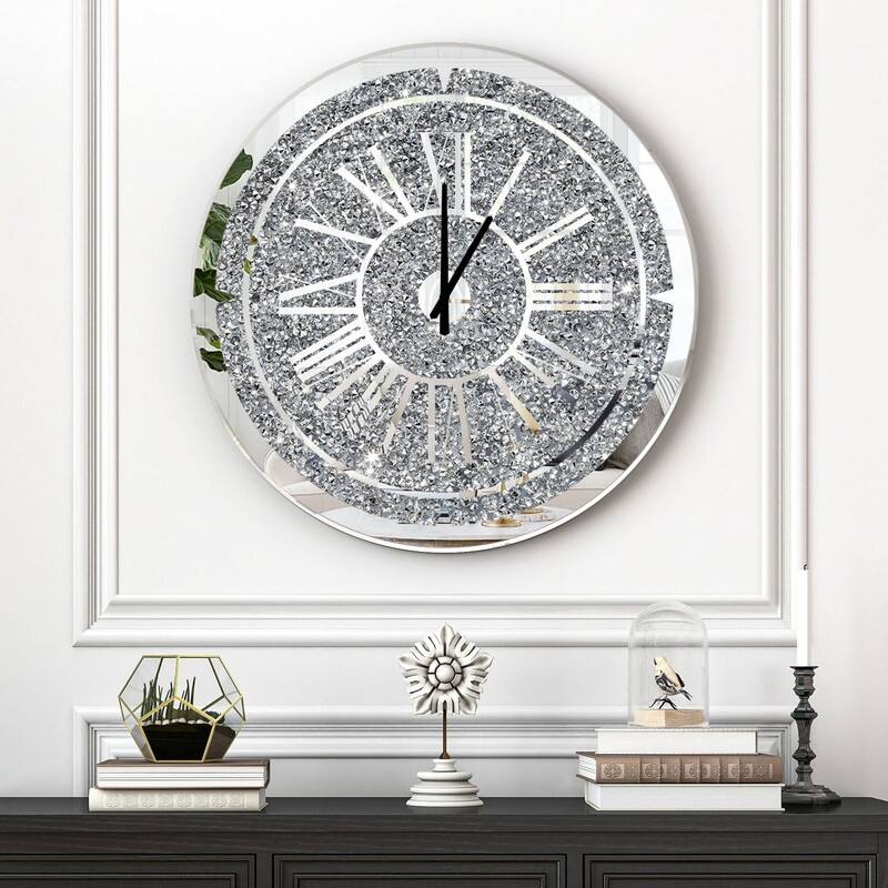 Diamond Crystal Wall Clock