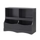 preview thumbnail 20 of 26, Stylish Kid's Toy Storage Organizer with Bookcase, Multi-Functional Nursery Storage Cubby Cabinet for Playroom and Bedroom
