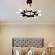 preview thumbnail 7 of 5, Dakota 8 Light Bronze Ceiling Mount - 15.25'' W x 12'' H