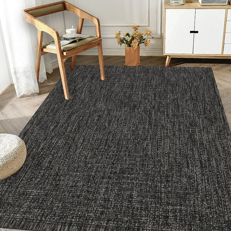 Machine Washable, Weather and UV Resistant Viola Design 4 color Option-Natural & Black & Red & Ivory