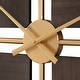 preview thumbnail 5 of 5, Uttermost Walnut Elegance Wall Clock - 38"H x 38"W x 2.75"D