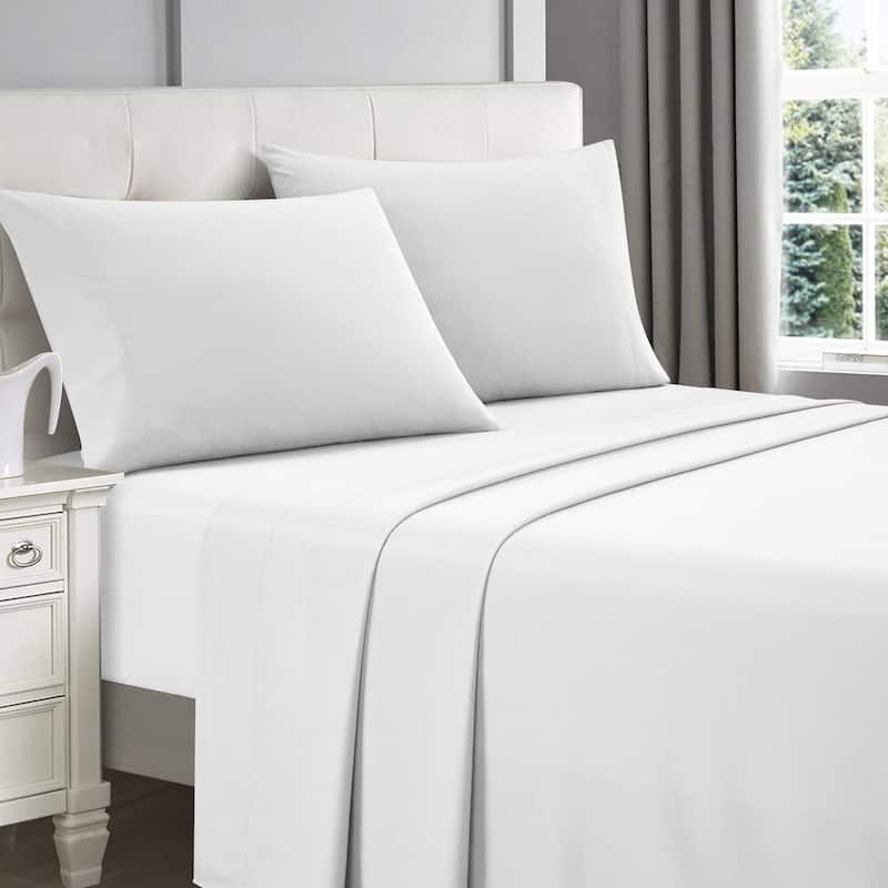Nanshing 4-Piece Rayon From Bamboo Special Cooling Sheet Set - White - King