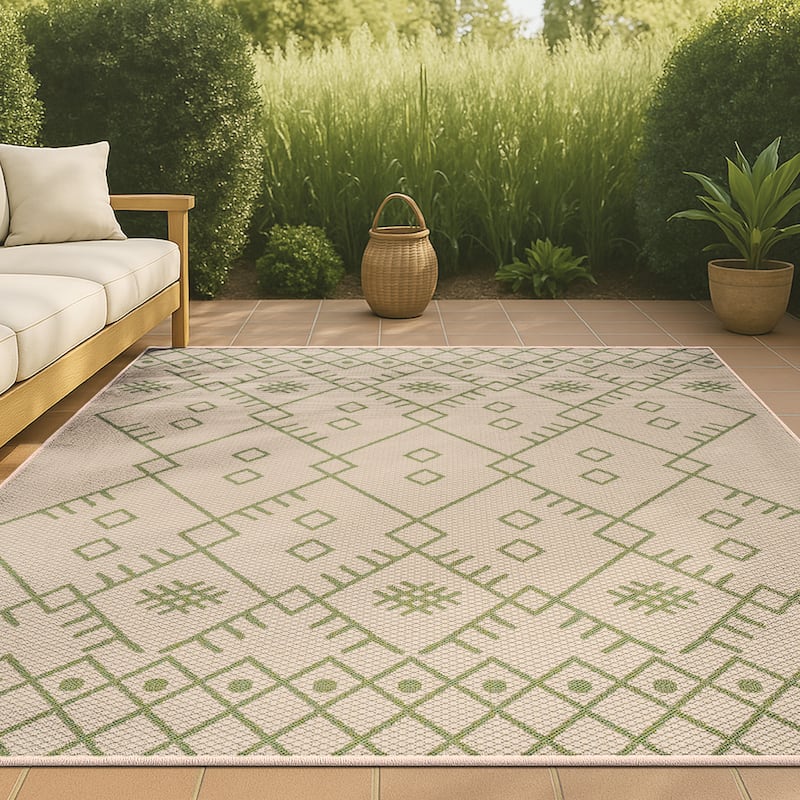 JONATHAN Y Zolak Moroccan Indoor/Outdoor Area Rug
