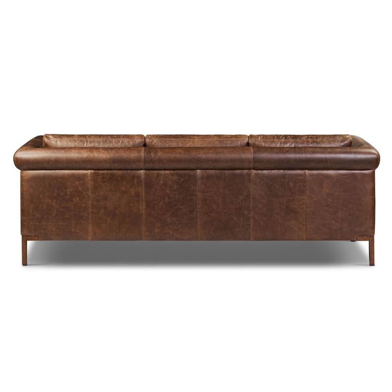 Poly & Bark Helston 89" Genuine Leather Sofa