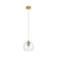 Option Brushed Brass / Clear Shade
