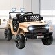 preview thumbnail 1 of 39, 12V Kids Electric UTV Ride-On Truck with 4 Suspension Wheels, Remote Control, LED Lights, Music, and Horn