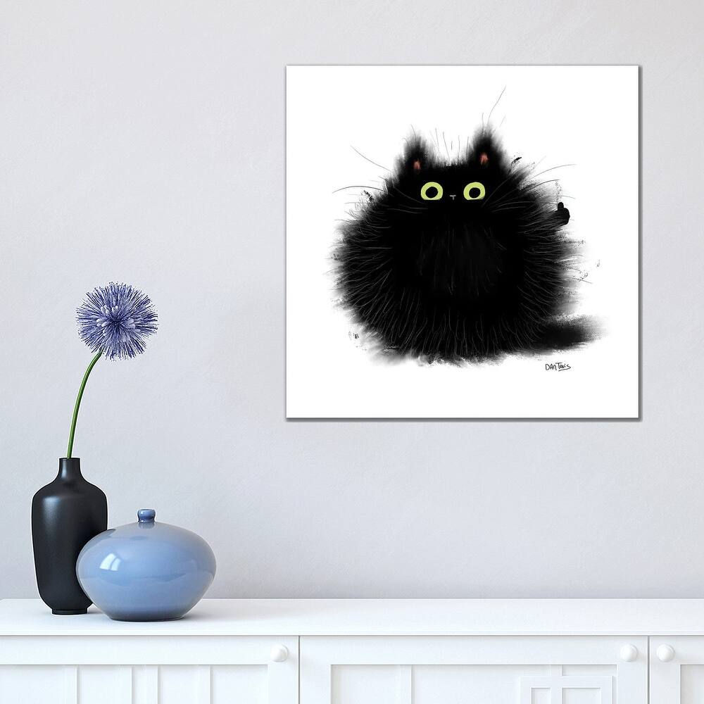 iCanvas "Thumbs Up Cat." by Dan Tavis Canvas Print