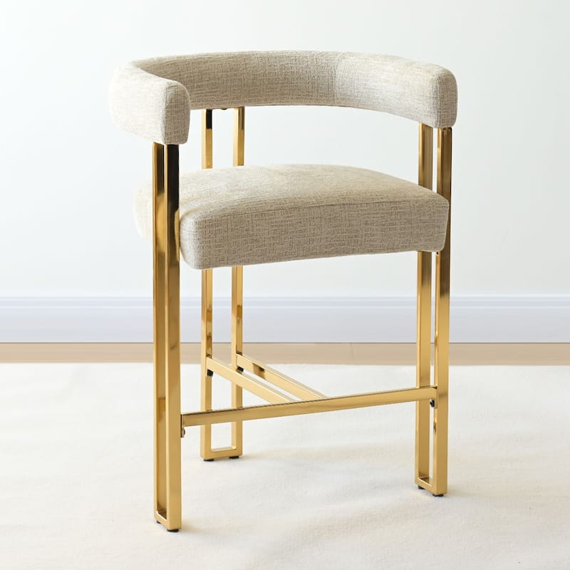 Leather 25" Counter Stool (Set of 2)