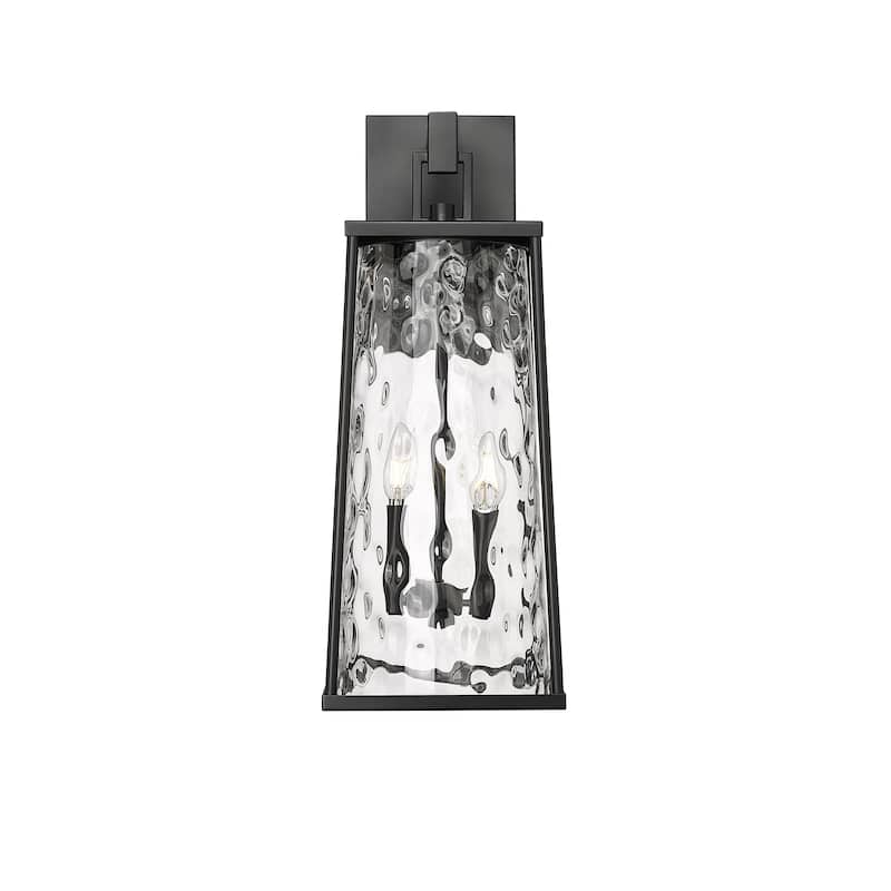 Millennium Lighting Dutton 1 Light Outdoor Wall Sconce in Powder Coat Black