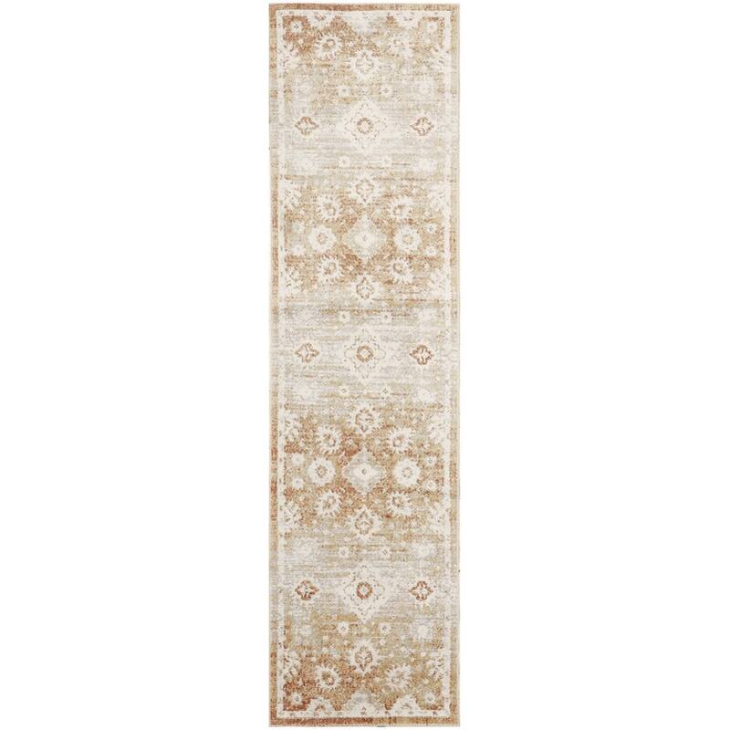 Nourison Astra Machine Washable Indoor only Persian Area Rug - 2' x 6' - Copper - Runner
