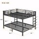 preview thumbnail 8 of 16, Metal Bunk Bed - Space-Saving Design for Teens and Adults