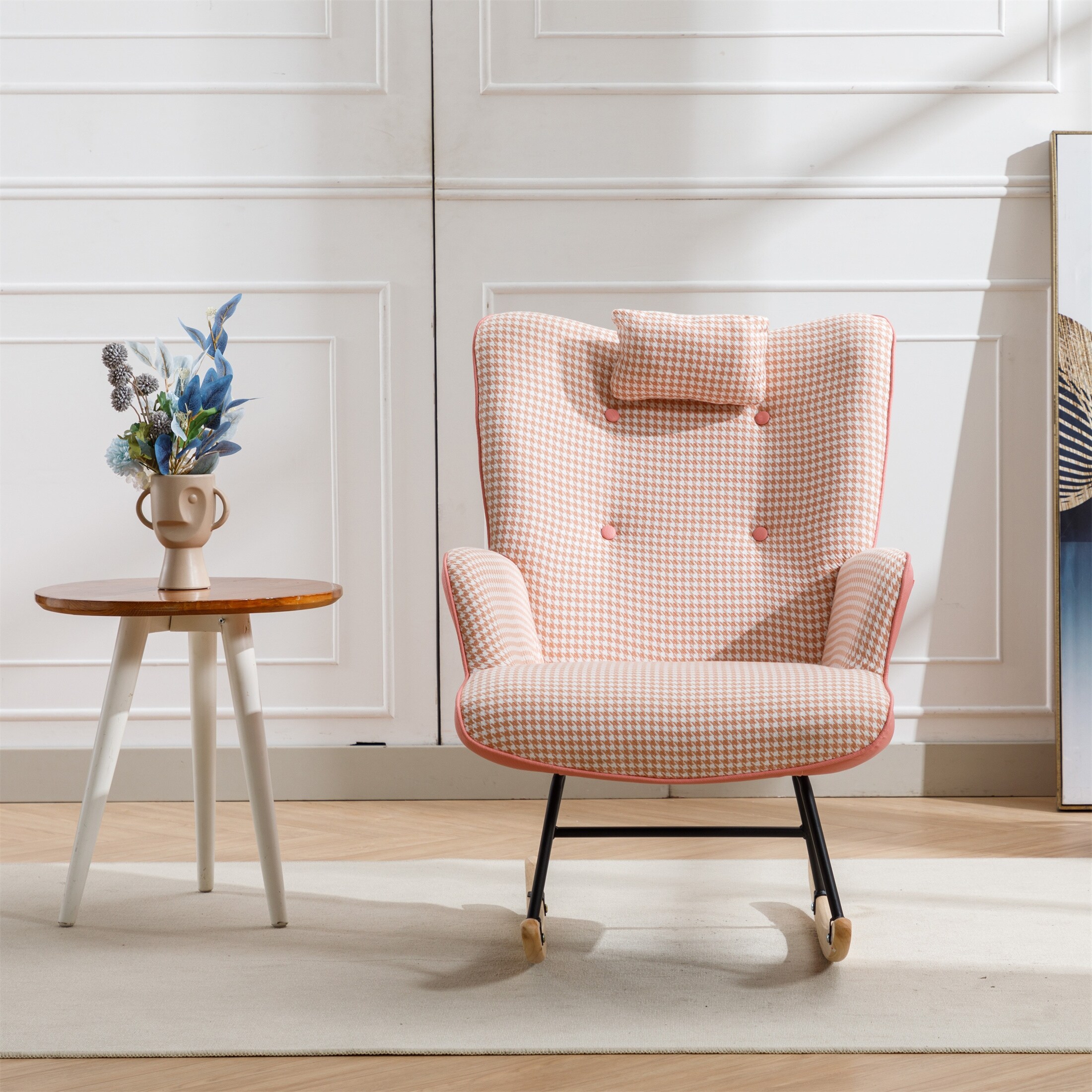 Houndstooth swivel chair sales